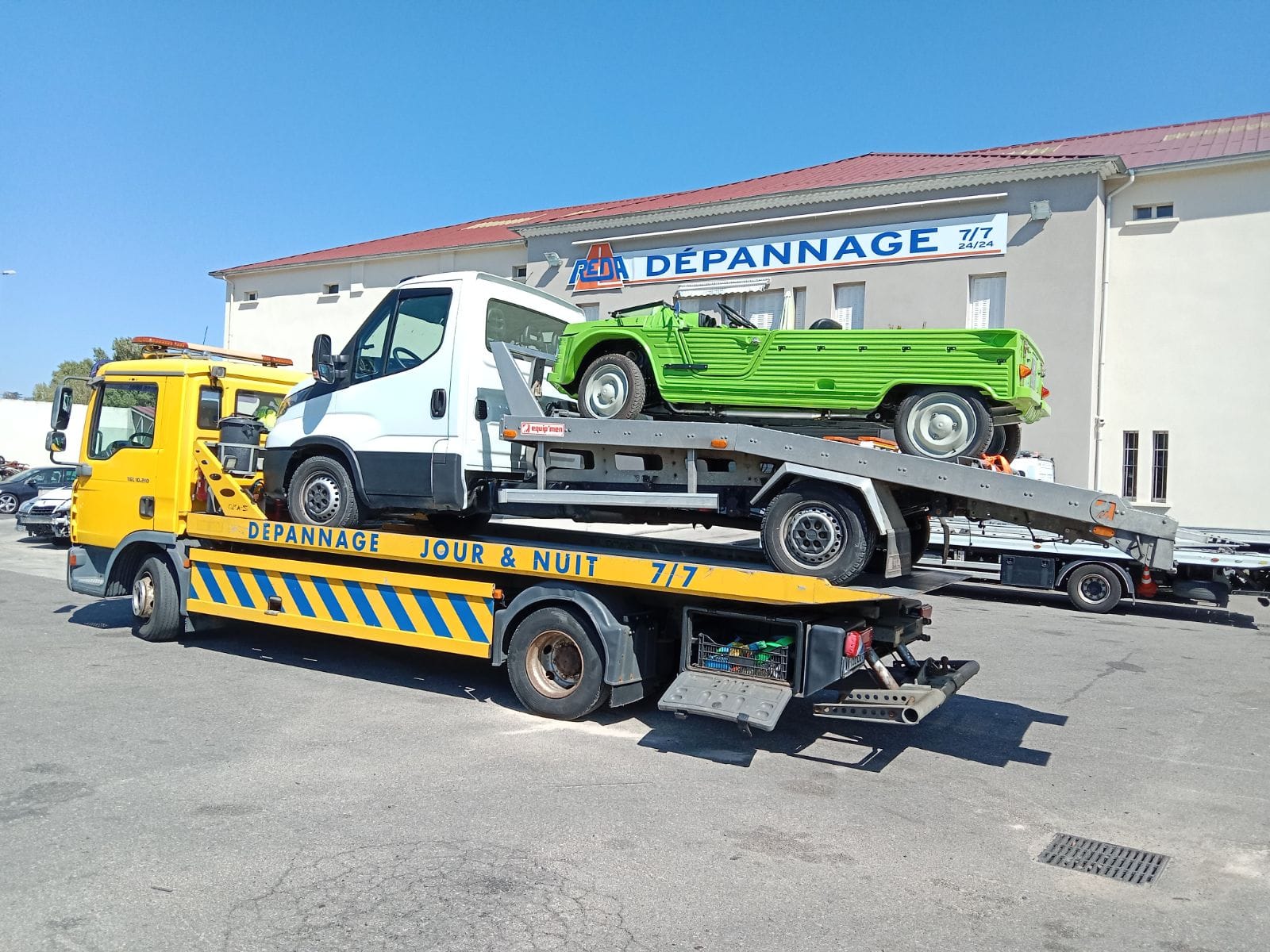 besoin d'un dépannage auto rapide et efficace ? notre service est disponible 24/7 pour intervenir à tout moment et en tout lieu. faites confiance à notre équipe d'experts pour vous remettre sur la route en un rien de temps !